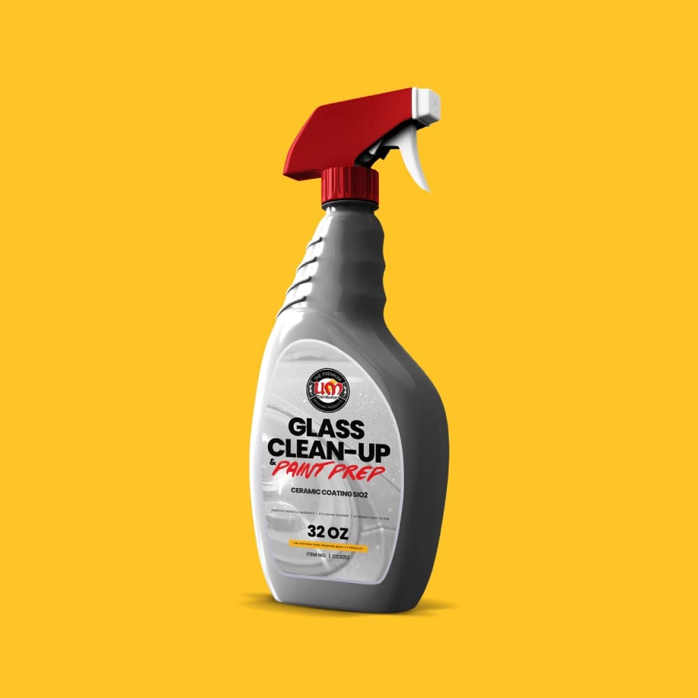 Glass Clean-Up & Paint Prep